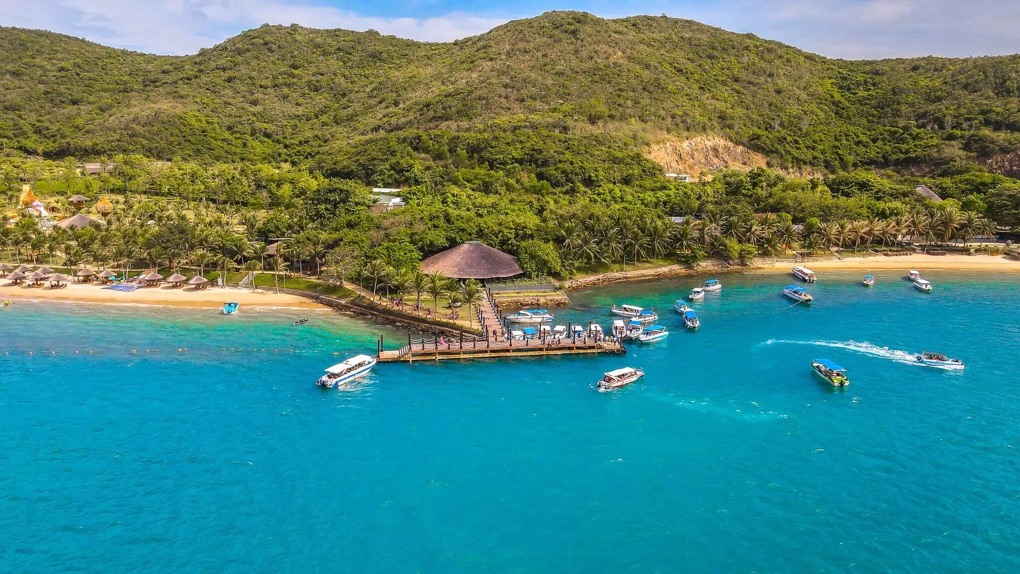 Begin your island exploration with tranquil views